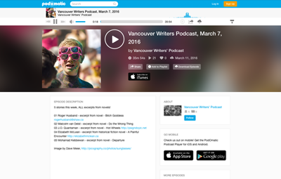 Vancouver Writers Podcast